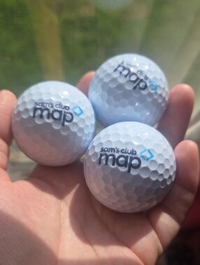 Sam's Club MAP White Golf Balls - Pack of 3